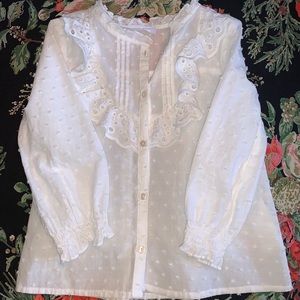 Zara 𝗪𝗵𝗶𝘁𝗲 blouse